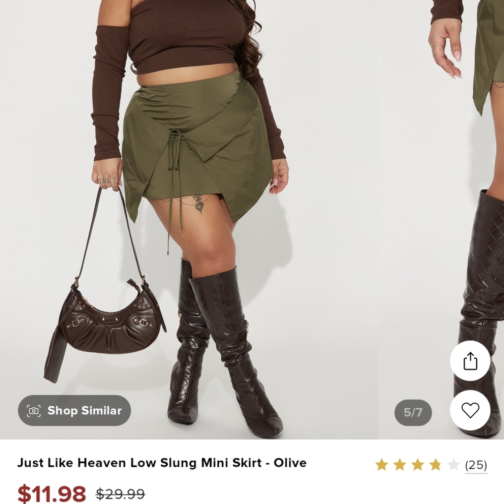 FOUND! ISO FASHION NOVA JUST LIKE HEAVEN LOW SLUNG MINI SKIRT IN SIZE 3X!!!